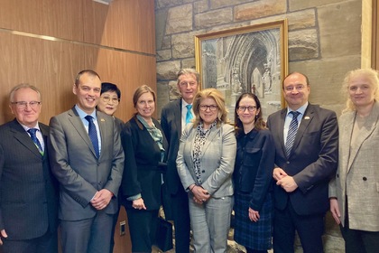 A working roundtable luncheon and discussion was held at the House of the Parliament in Ottawa with the Honourable John McKay